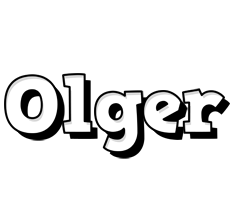 Olger snowing logo