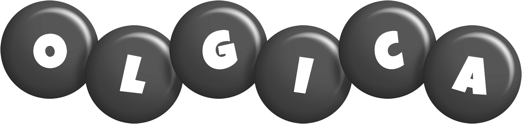 Olgica candy-black logo