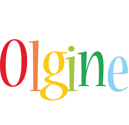 Olgine birthday logo