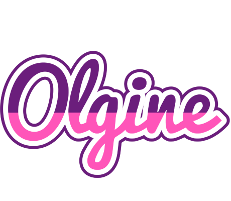 Olgine cheerful logo