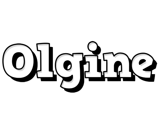 Olgine snowing logo
