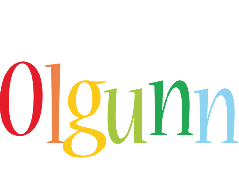 Olgunn birthday logo