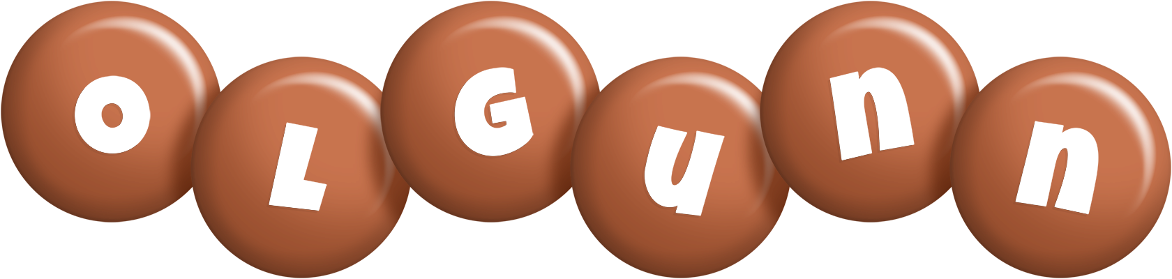 Olgunn candy-brown logo