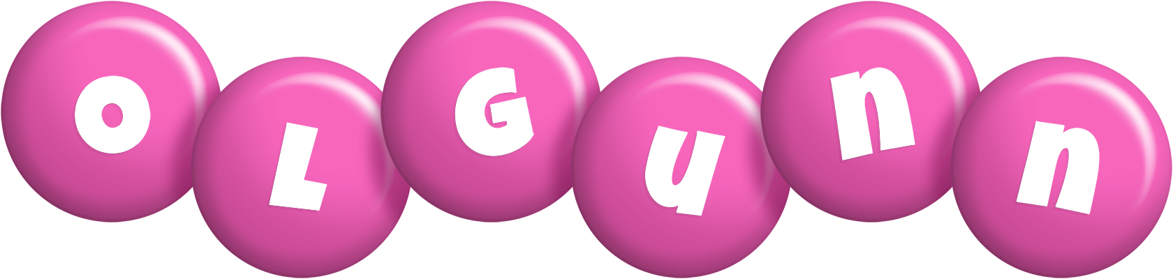 Olgunn candy-pink logo