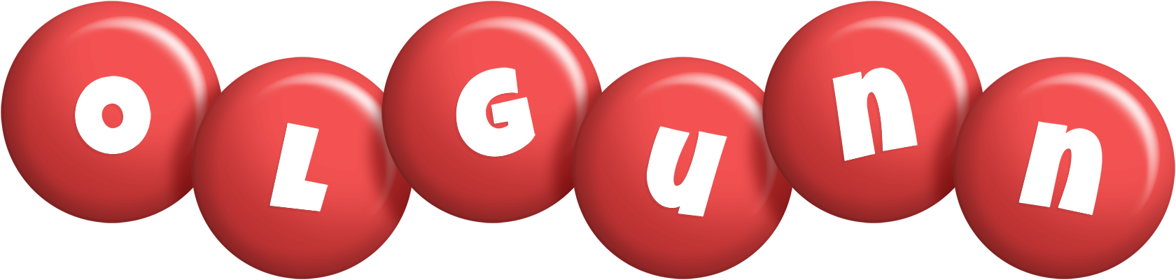 Olgunn candy-red logo