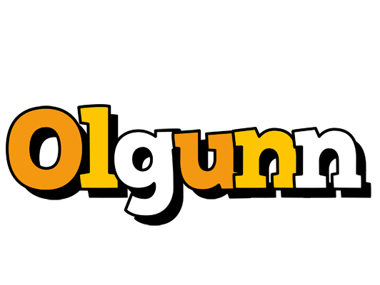 Olgunn cartoon logo