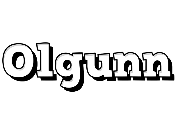 Olgunn snowing logo