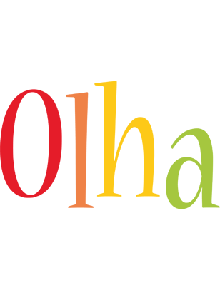 Olha birthday logo