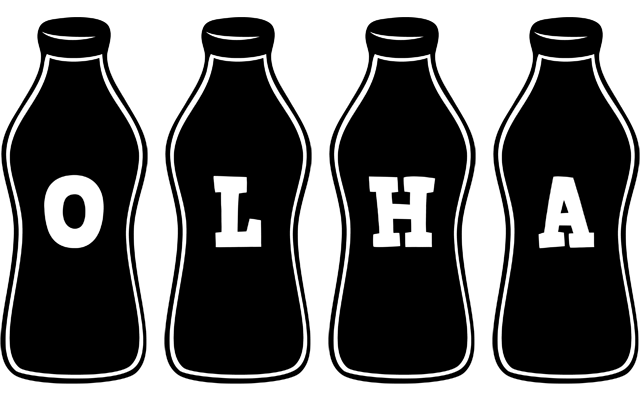 Olha bottle logo