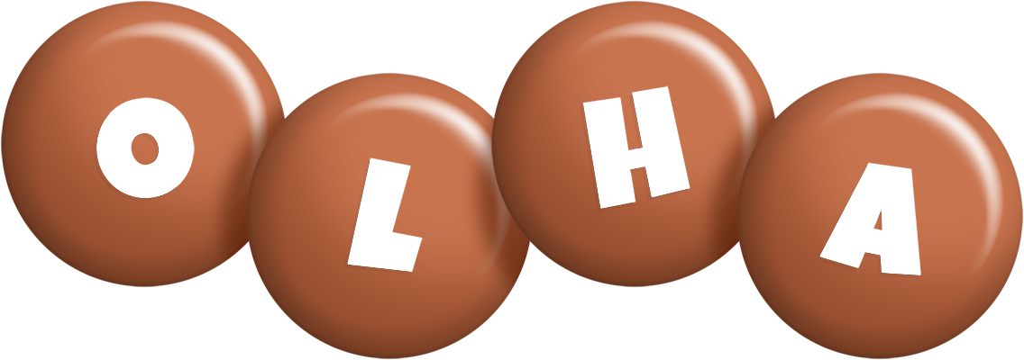 Olha candy-brown logo