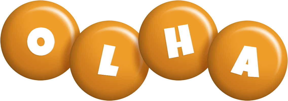 Olha candy-orange logo