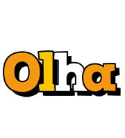 Olha cartoon logo