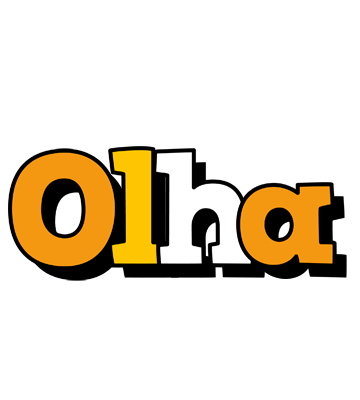 Olha cartoon logo