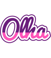 Olha cheerful logo