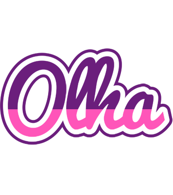 Olha cheerful logo