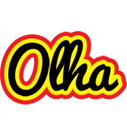 Olha flaming logo