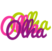 Olha flowers logo