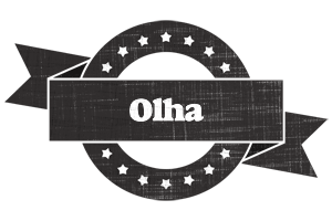 Olha grunge logo