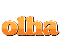 Olha orange logo