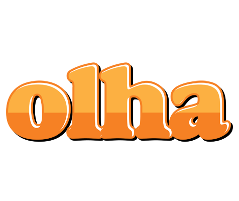 Olha orange logo