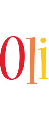Oli birthday logo