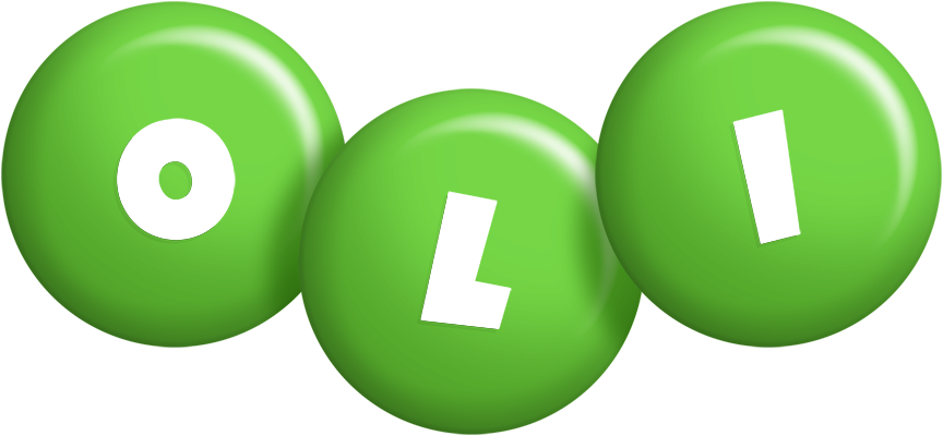 Oli candy-green logo