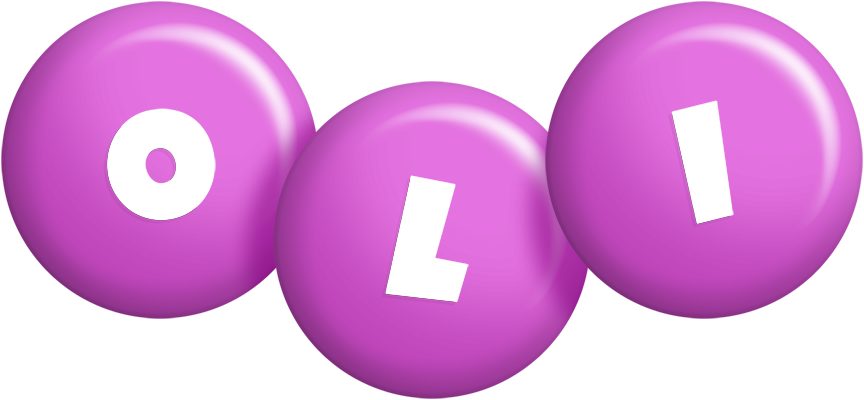 Oli candy-purple logo