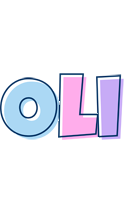 Logo OLI - Name Logo Generator - Candy, Pastel, Lager, Bowling Pin