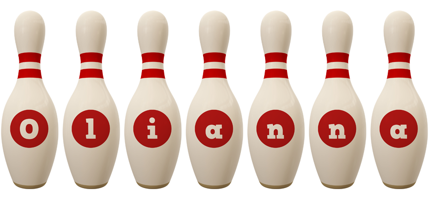 Olianna bowling-pin logo