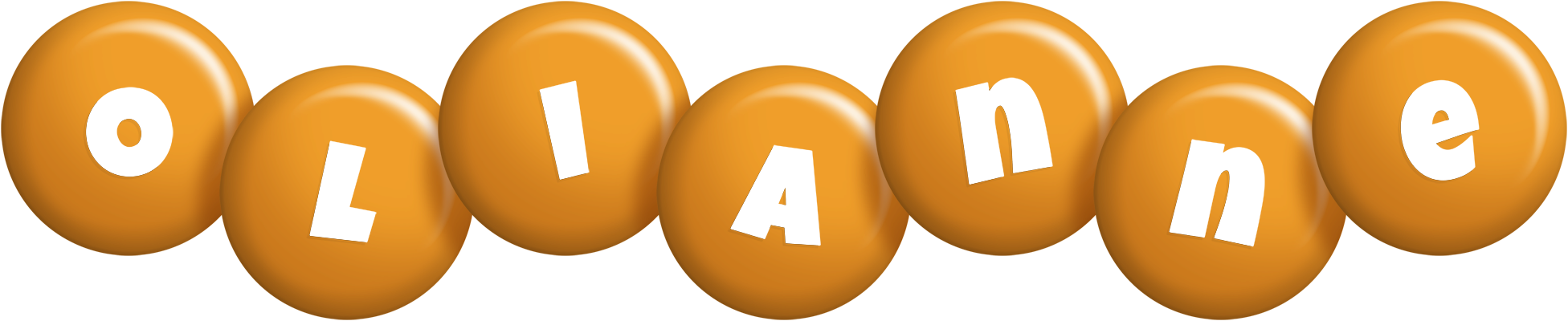Olianne candy-orange logo