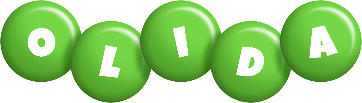 Olida candy-green logo