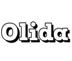 Olida snowing logo