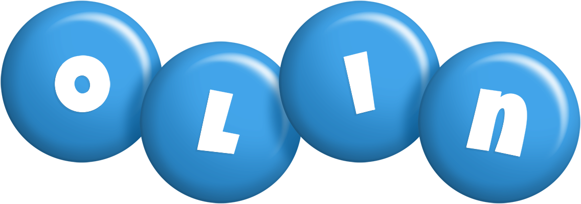 Olin candy-blue logo
