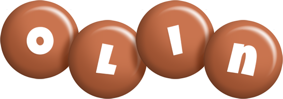 Olin candy-brown logo