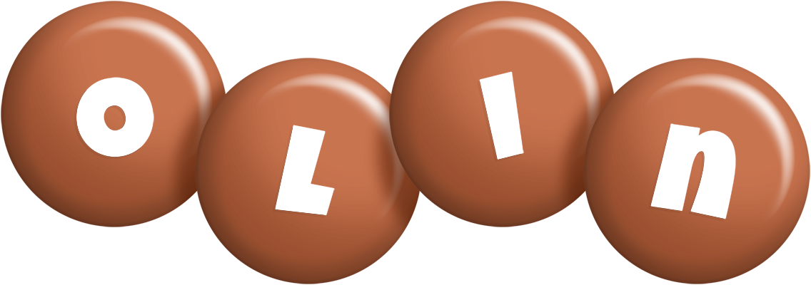 Olin candy-brown logo