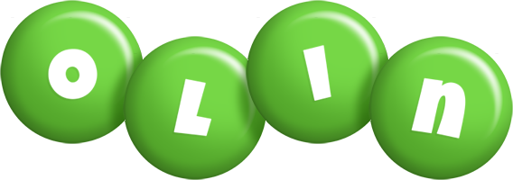 Olin candy-green logo