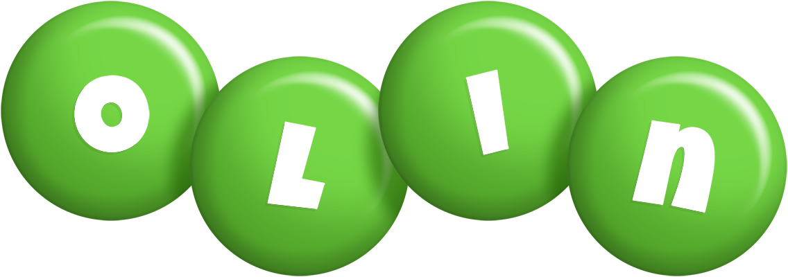 Olin candy-green logo