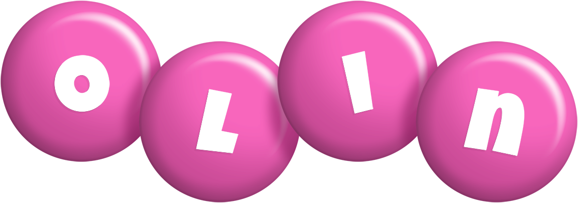 Olin candy-pink logo