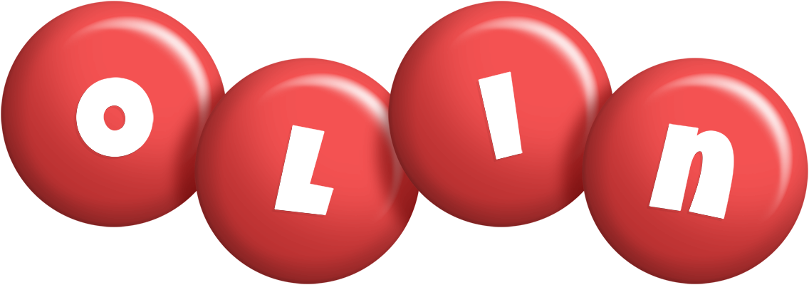 Olin candy-red logo