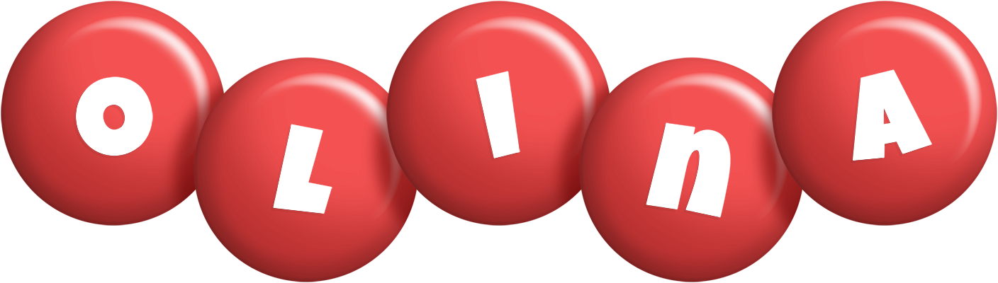 Olina candy-red logo