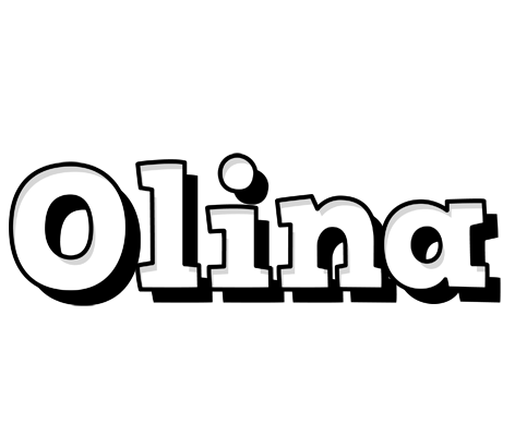 Olina snowing logo