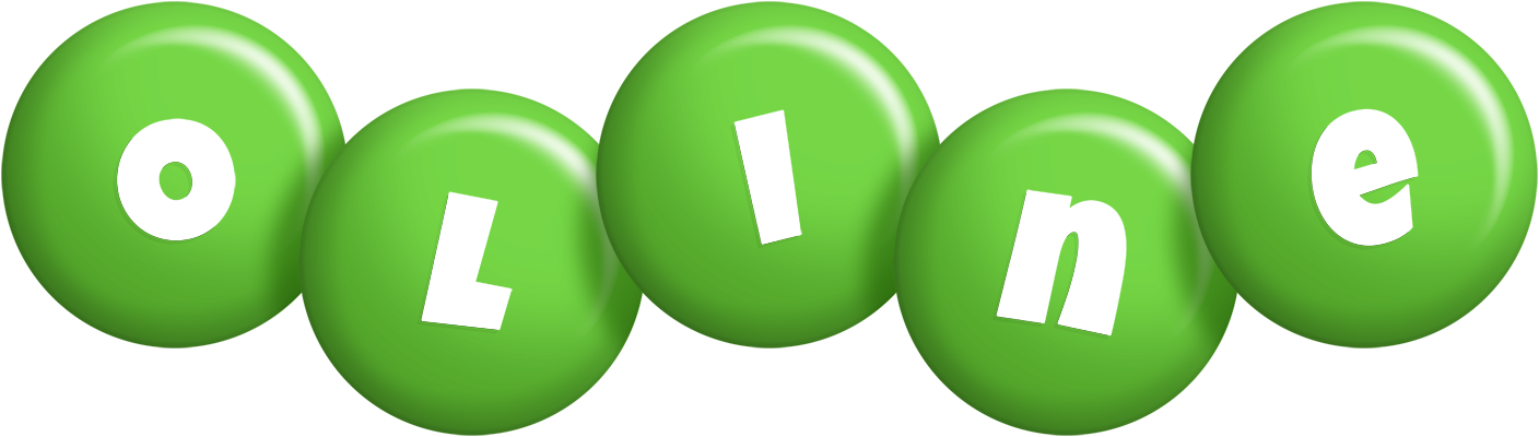 Oline candy-green logo
