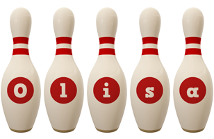 Olisa bowling-pin logo