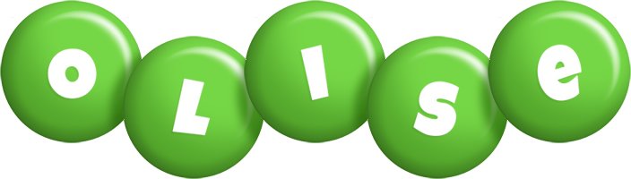 Olise candy-green logo
