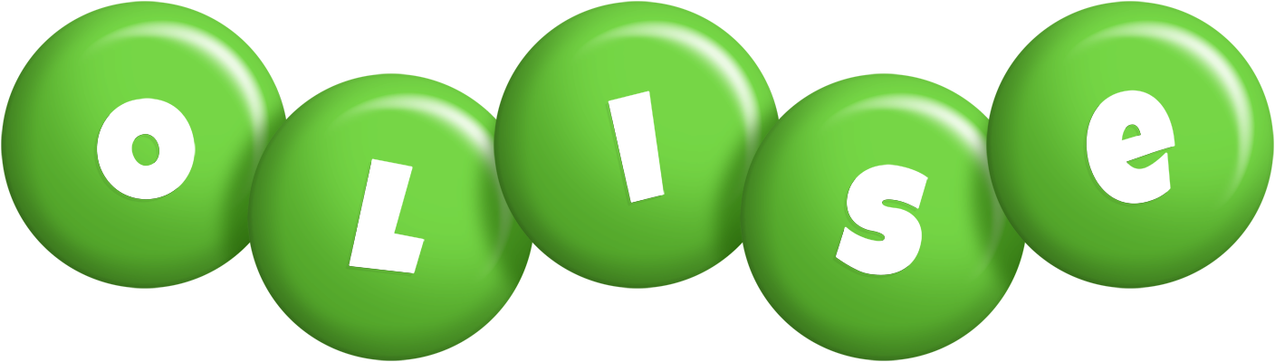 Olise candy-green logo