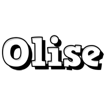 Olise snowing logo