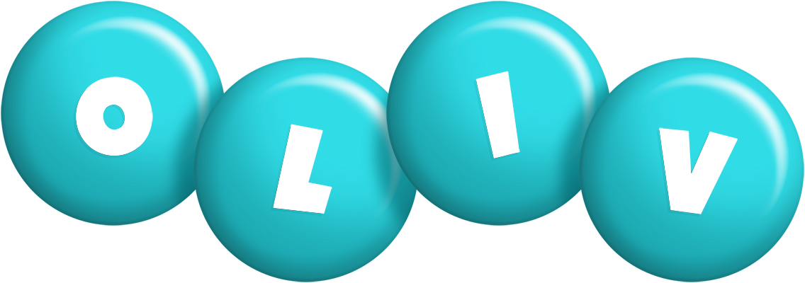 Oliv candy-azur logo