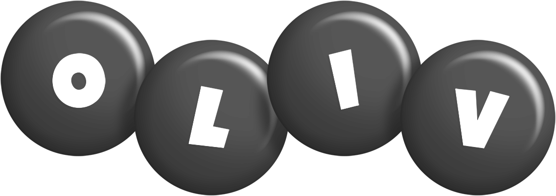 Oliv candy-black logo