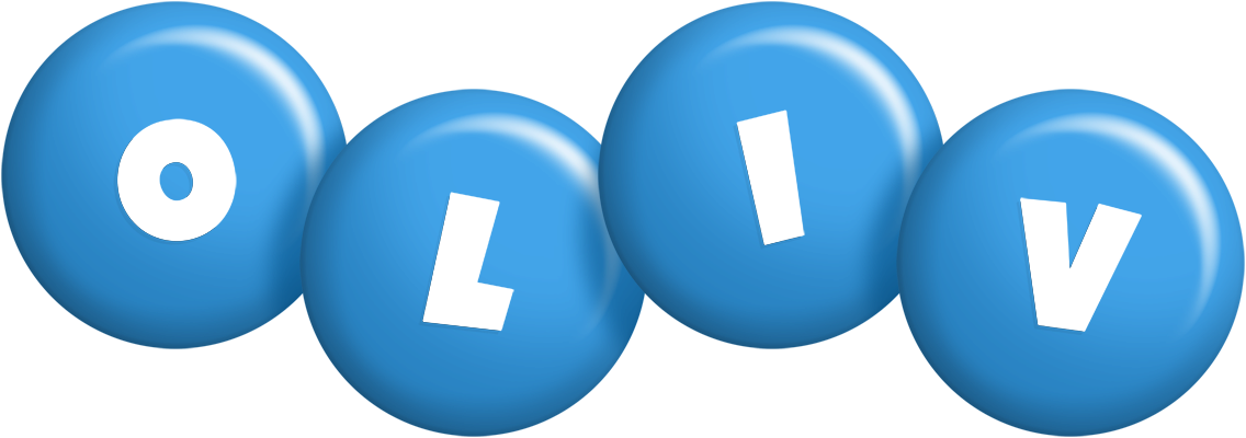 Oliv candy-blue logo