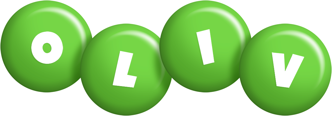 Oliv candy-green logo